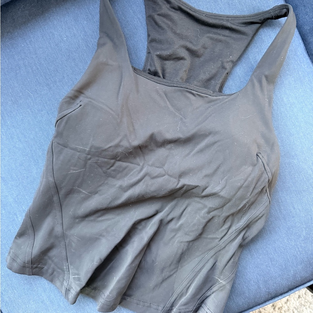 Lululemon Black Racerback Tank Top